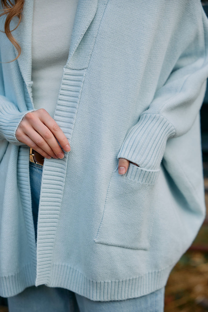 Open Front Oversized Cardigan