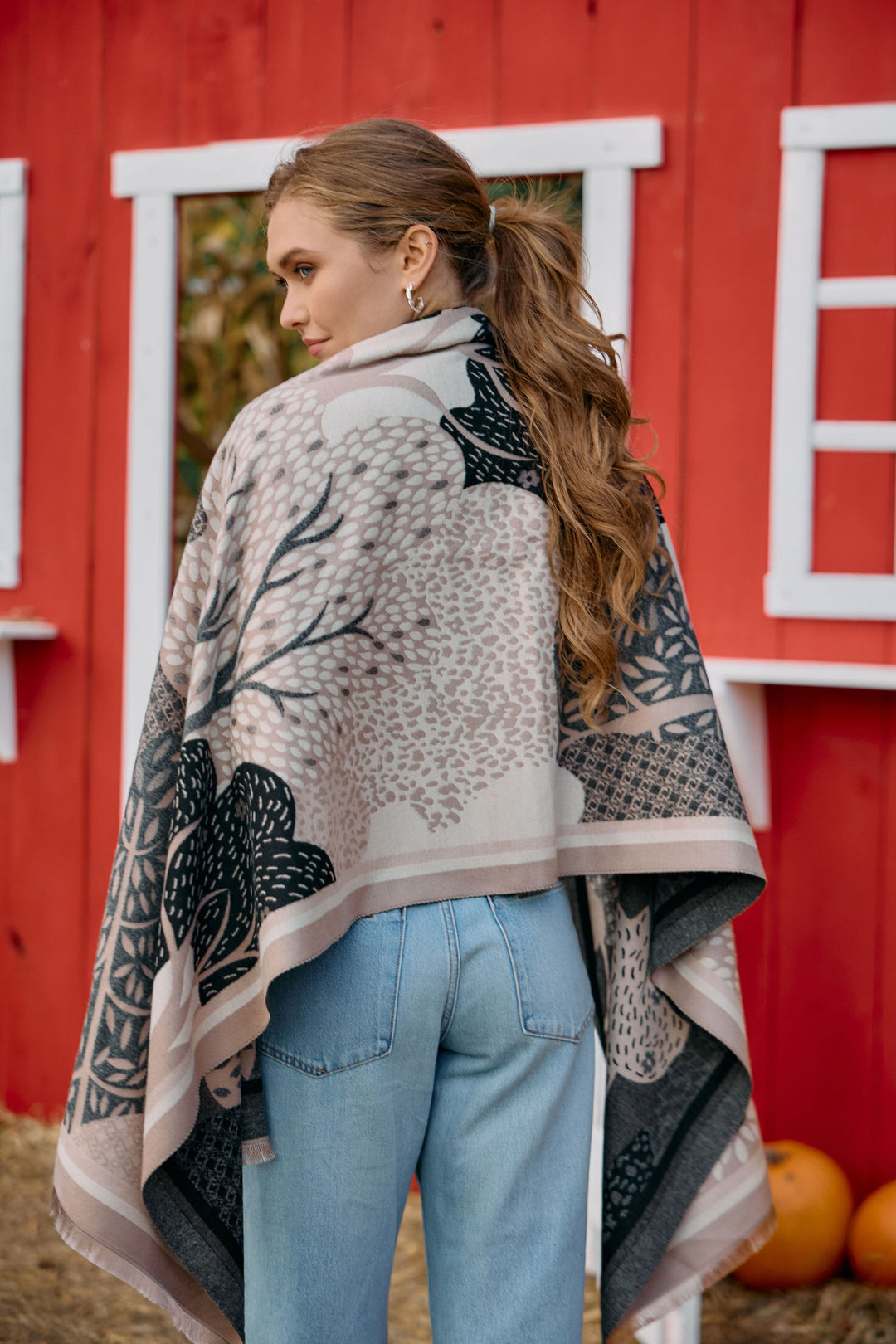 Growing Tree Reversible Scarf