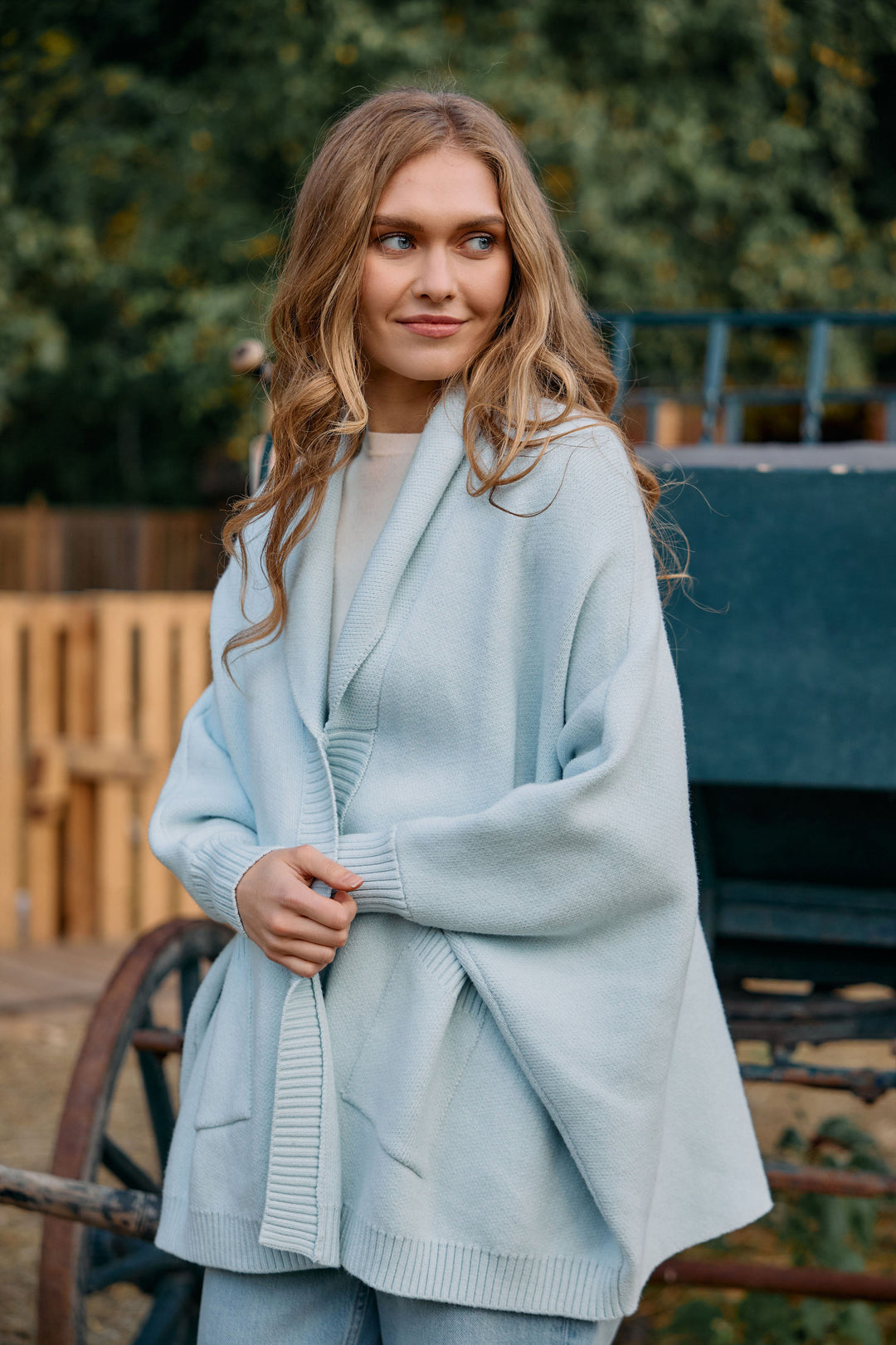 Open Front Oversized Cardigan