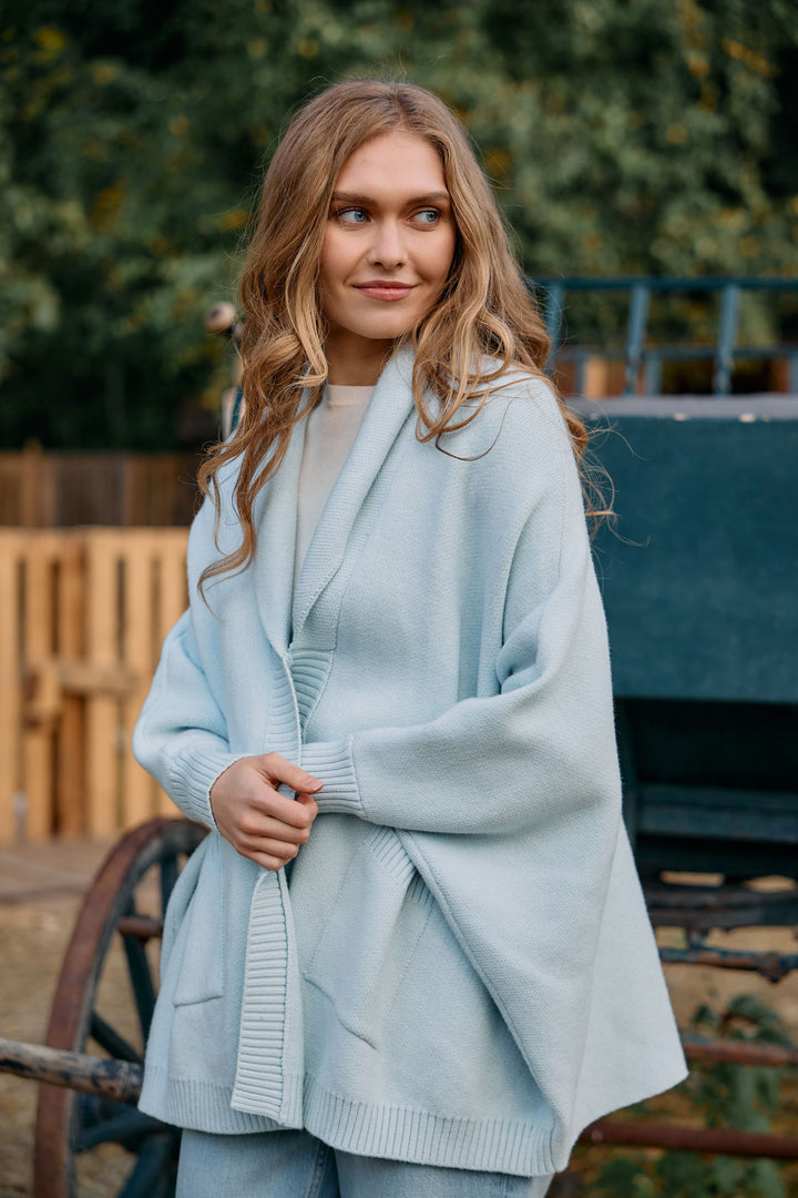 Open Front Oversized Cardigan