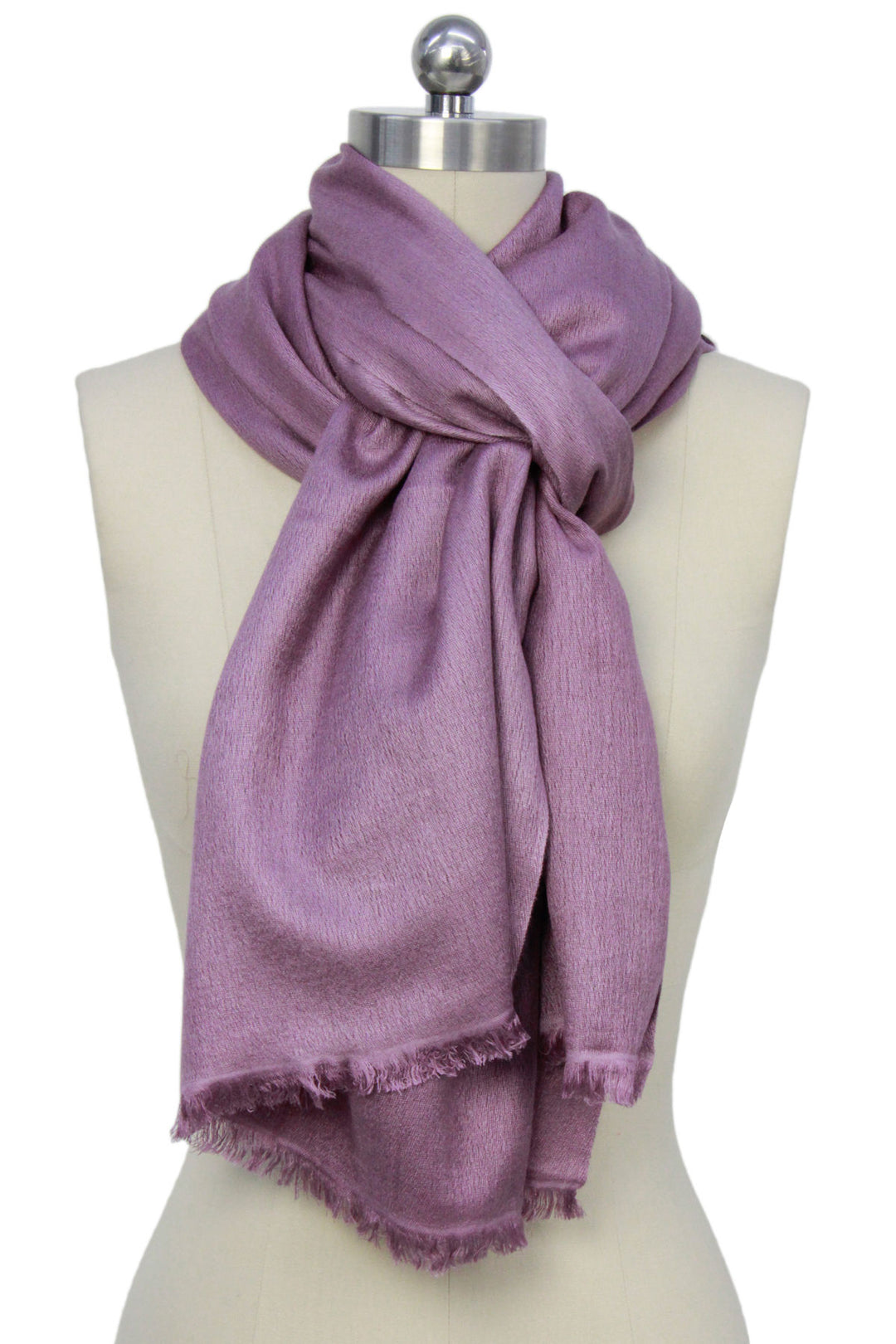Eyelash Fringed Cashmere Scarf
