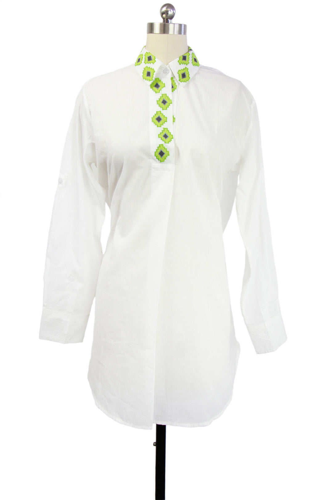 Saachi Hand Embroidered Cotton Shirt