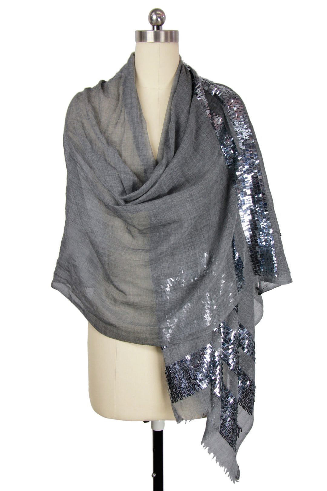 Fringe Sequins Scarf