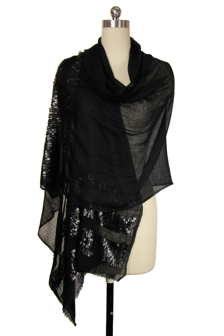 Fringe Sequins Scarf