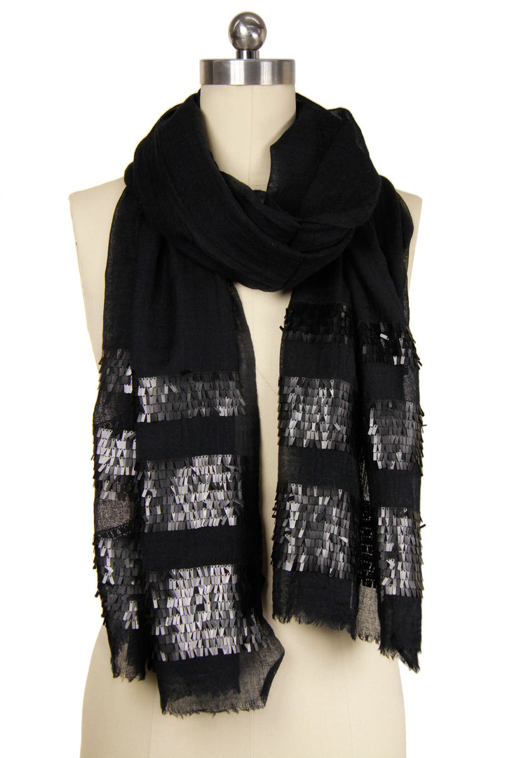 Fringe Sequins Scarf