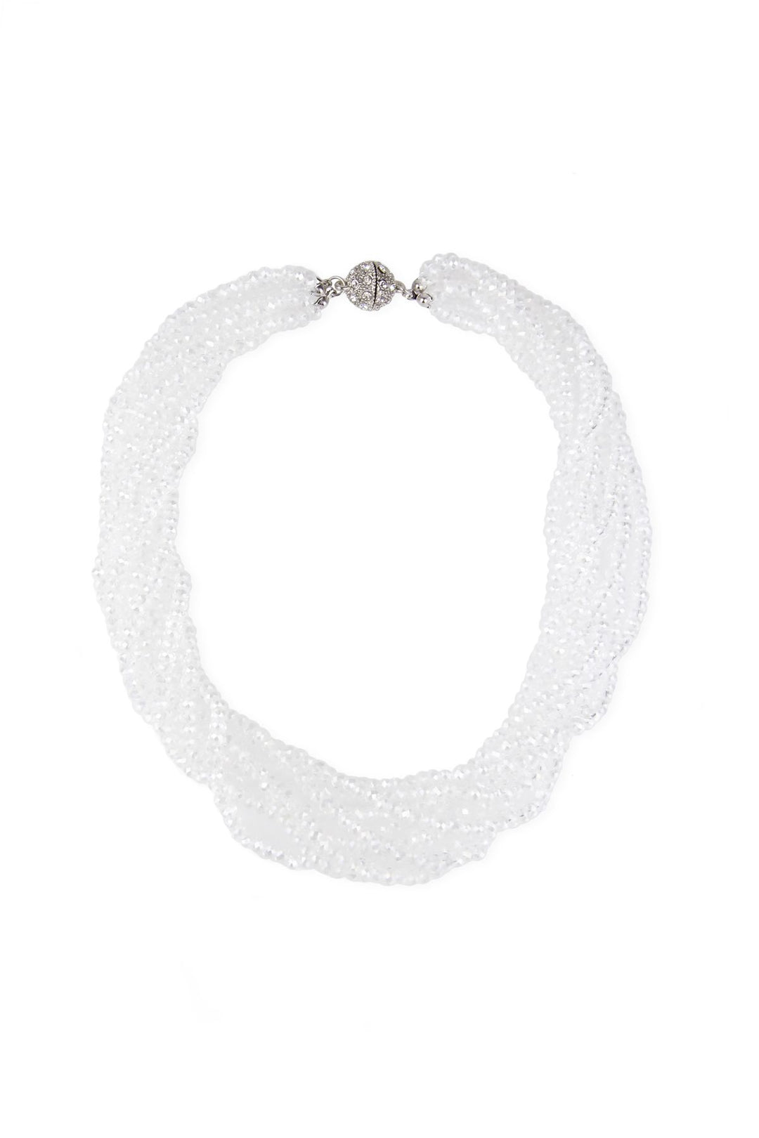 Multi Strand Short Crystal Necklace