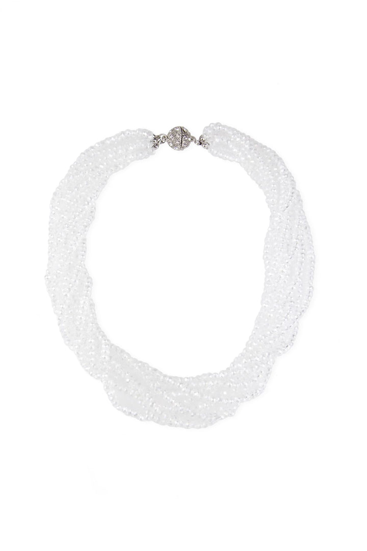 Multi Strand Short Crystal Necklace