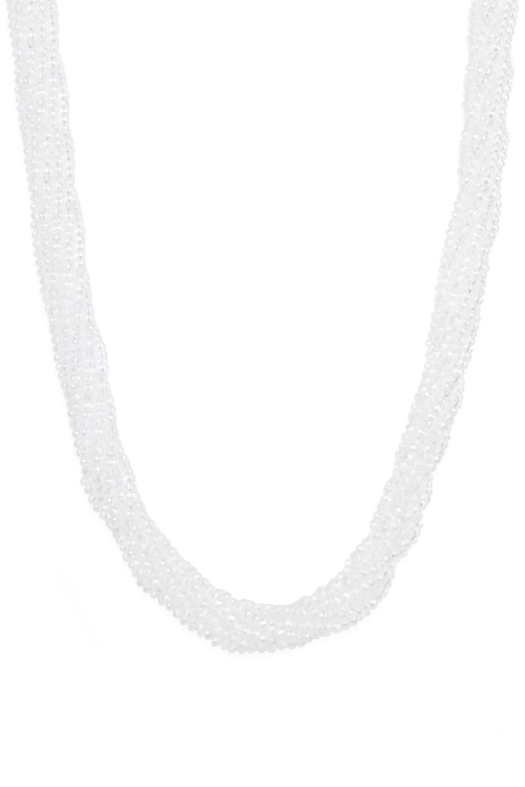 Multi Strand Short Crystal Necklace