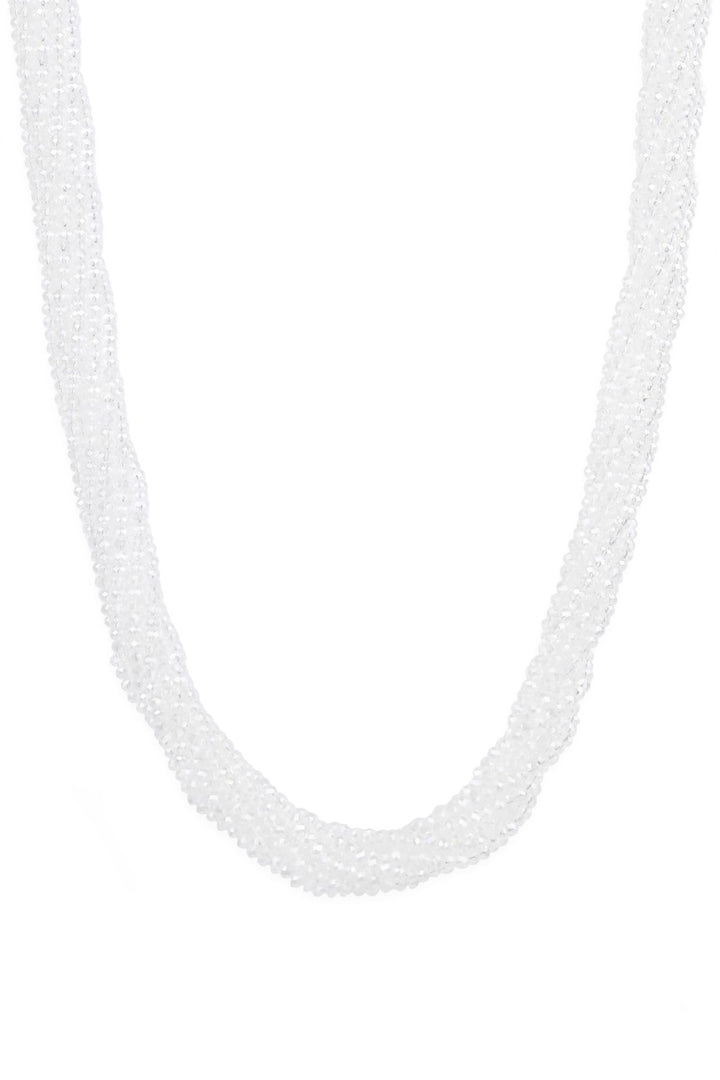 Multi Strand Short Crystal Necklace