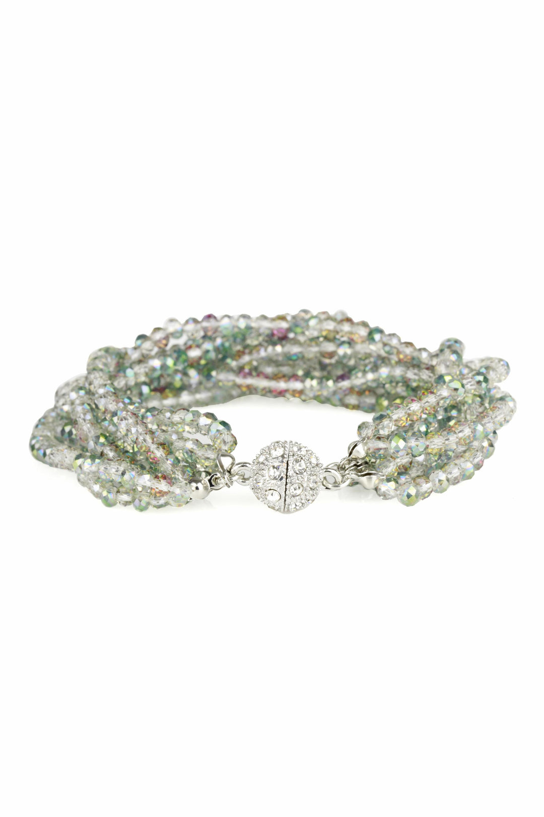 Simply Crystal Multi Strand Bracelet
