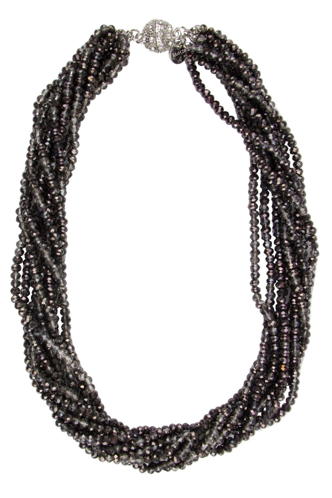 Multi Strand Short Crystal Necklace