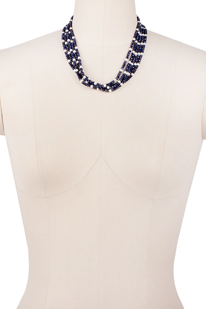Navy Beaded Jewelry Bundle