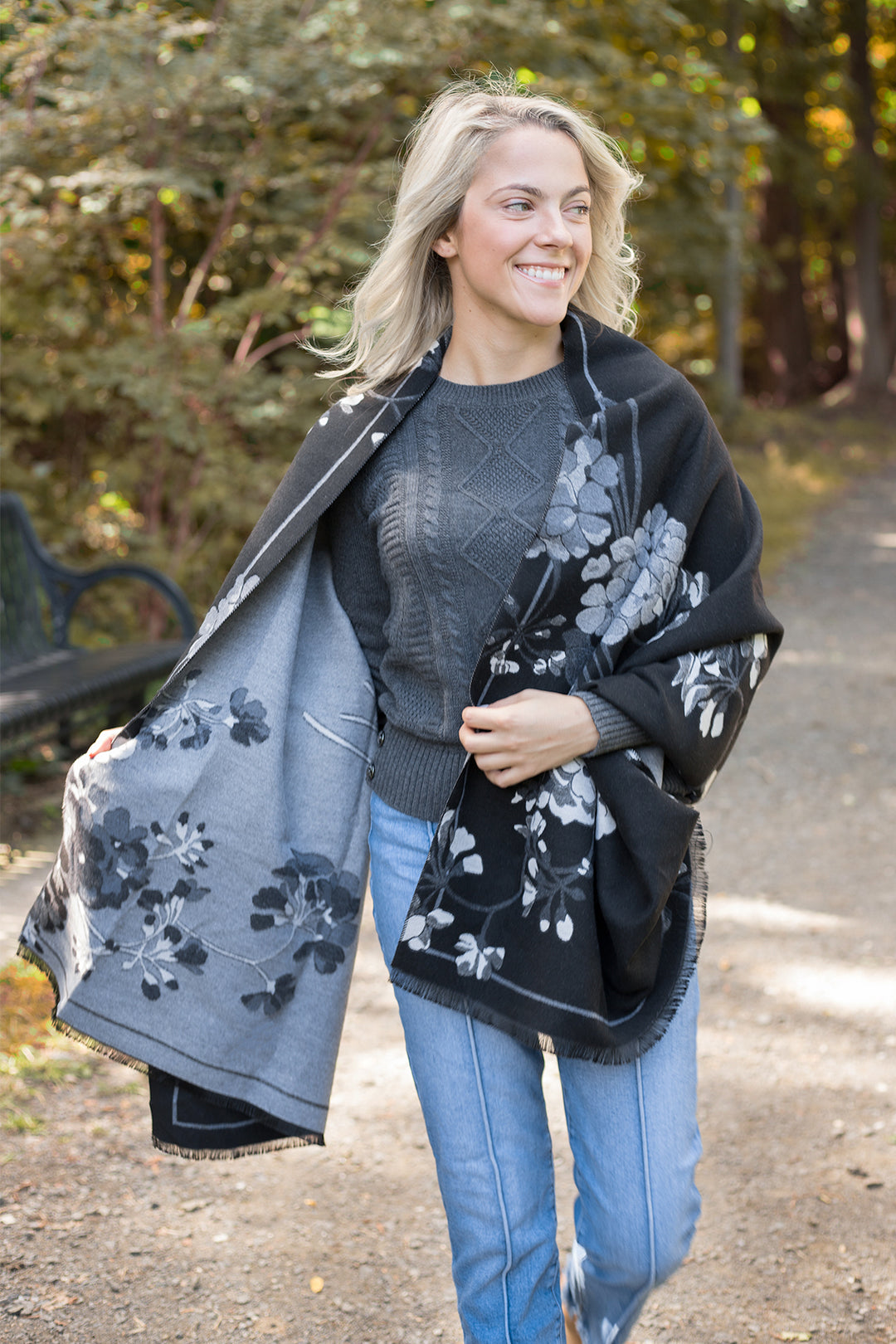 Reversible Garden Scarf