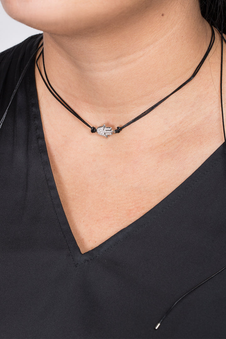 Khaki Choker Necklace