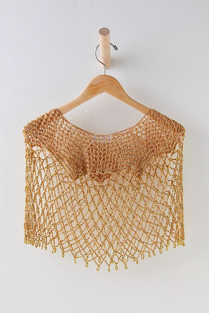 Gold Beaded Capelet