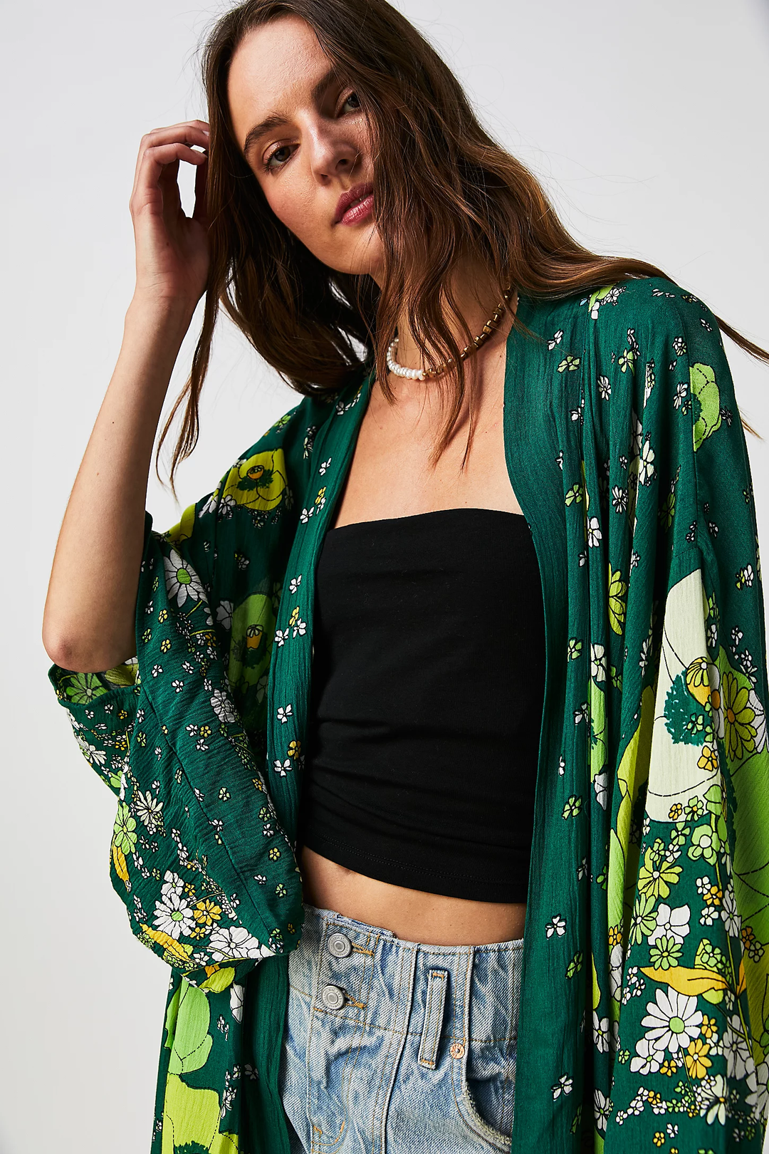Hidden Hills Maxi Kimono