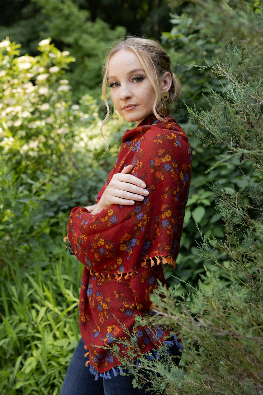 Atalia Multi Floral Scarf