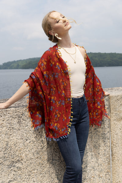 Atalia Multi Floral Scarf