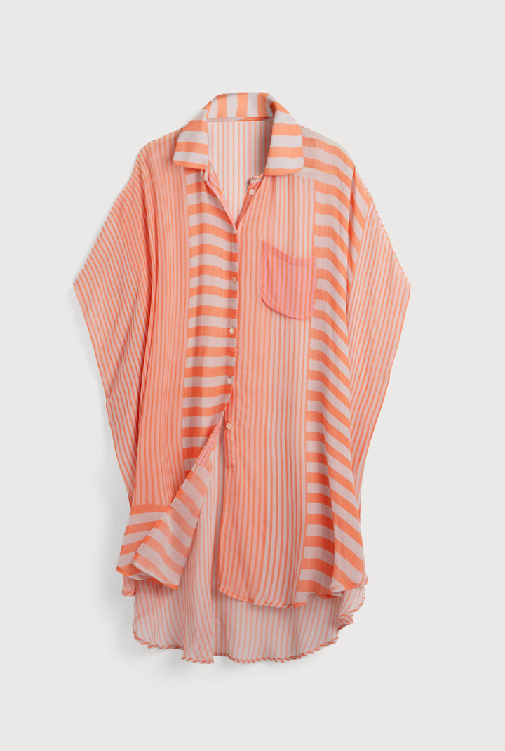 Oversized Striped Shirt