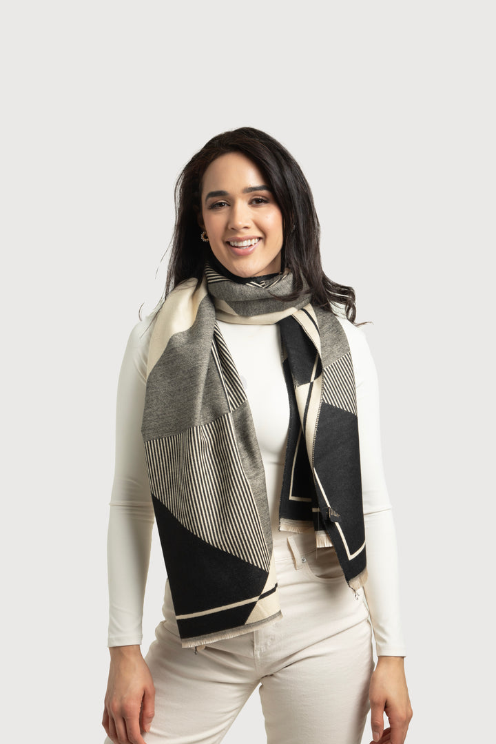 All About the Angles Reversible Scarf