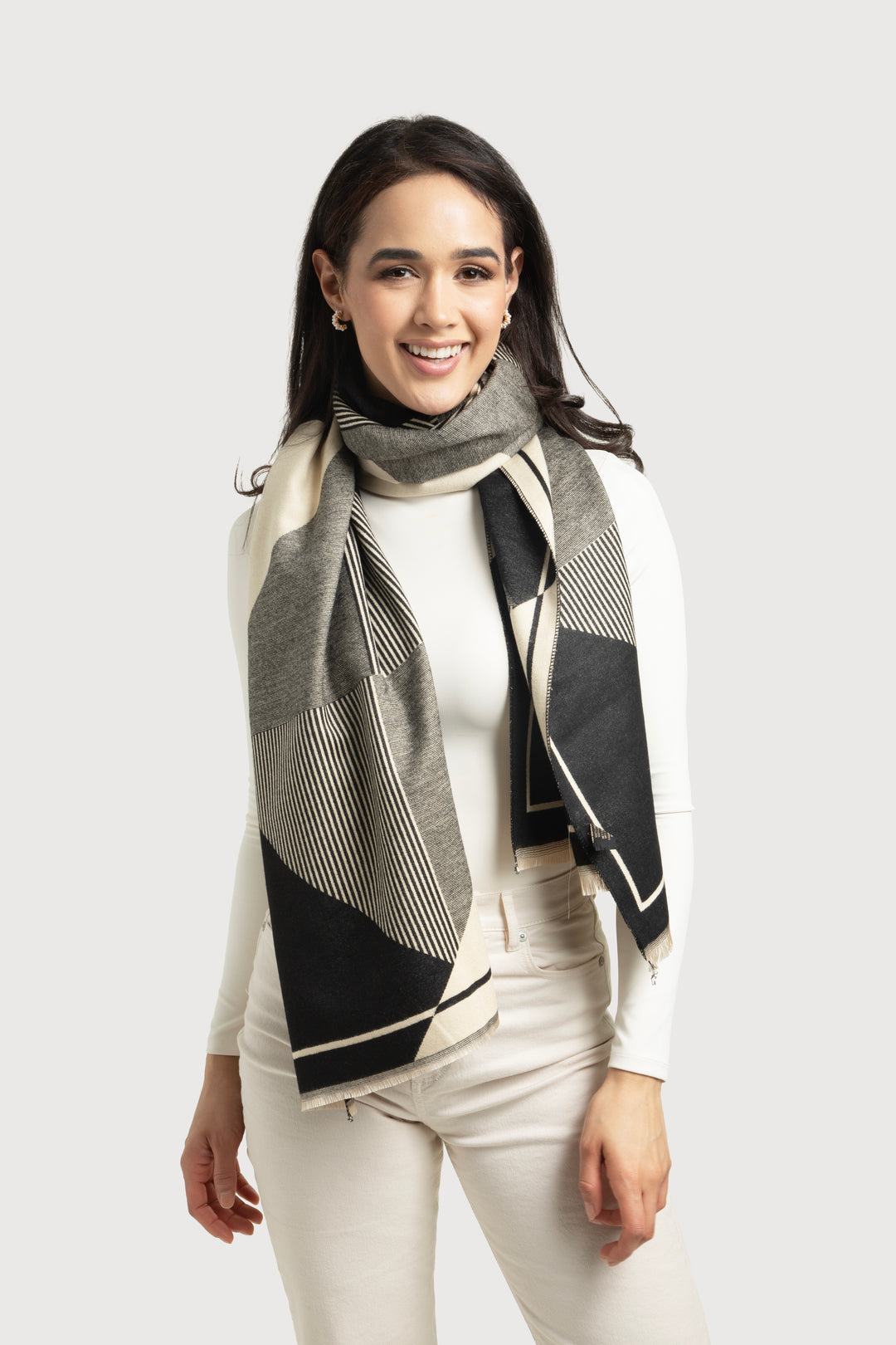All About the Angles Reversible Scarf
