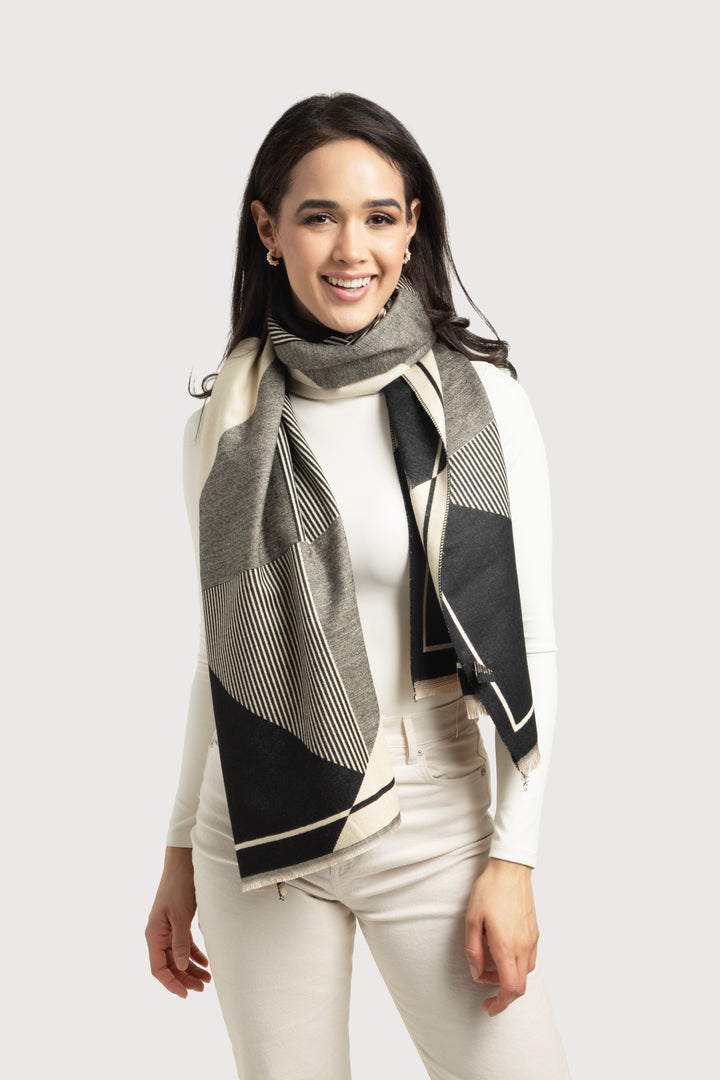 All About the Angles Reversible Scarf