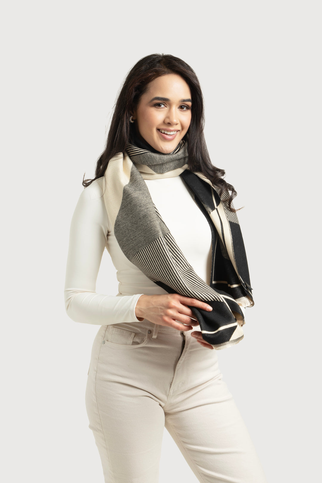All About the Angles Reversible Scarf