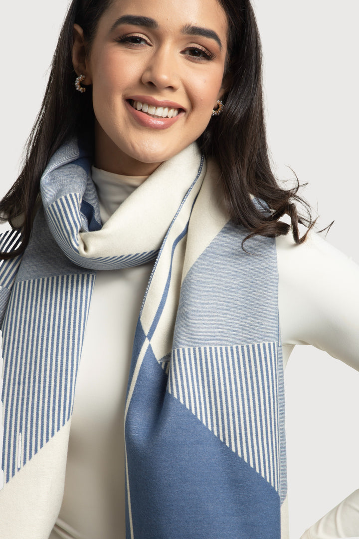 All About the Angles Reversible Scarf