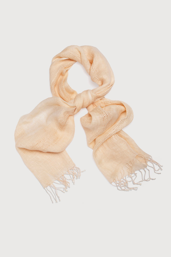 Linen Weave Fringes Scarf