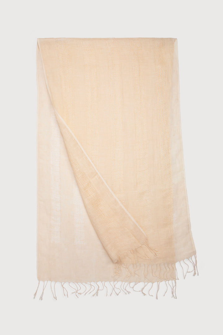 Linen Weave Fringes Scarf