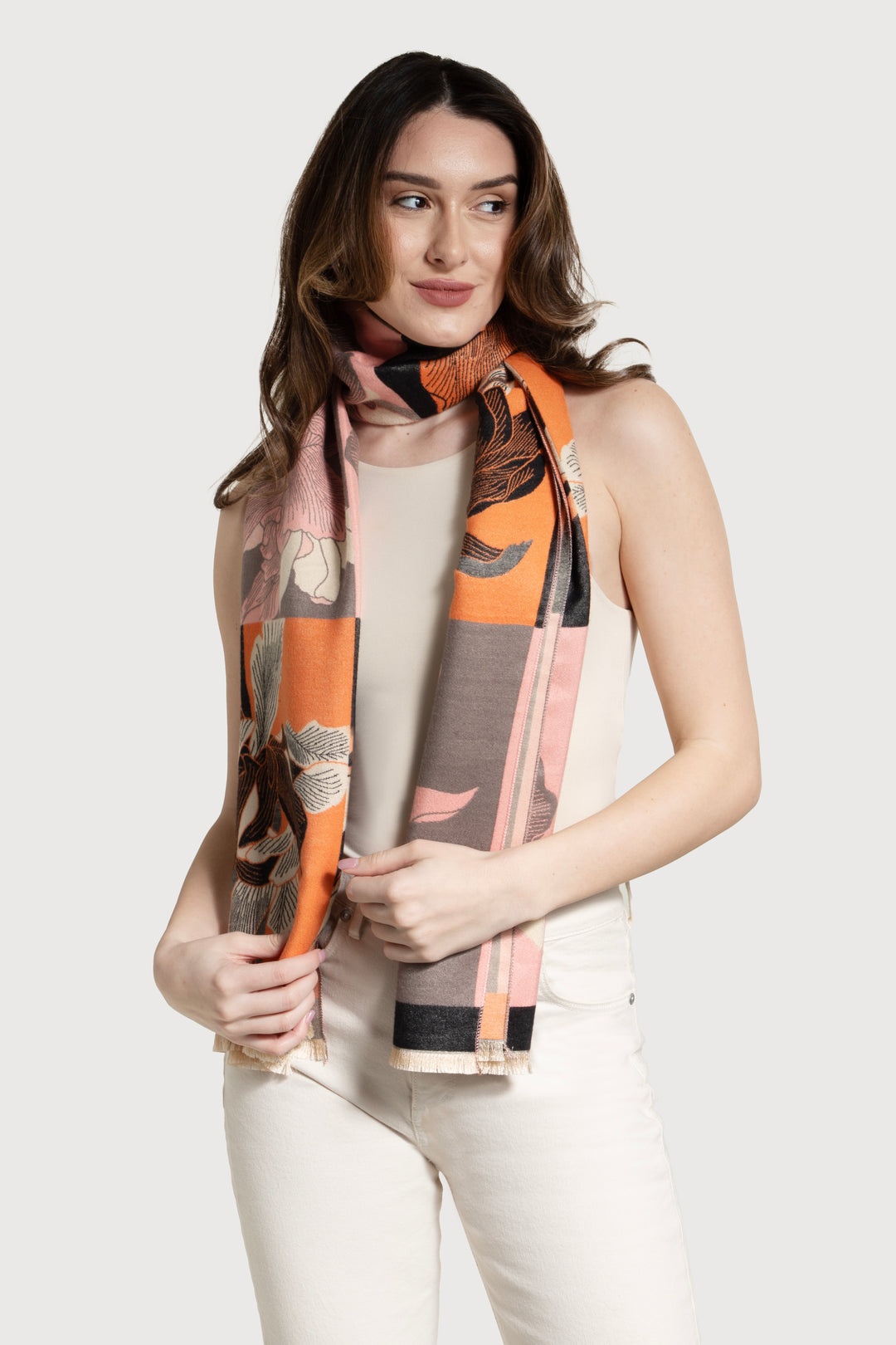 Flower Patch Reversible Scarf