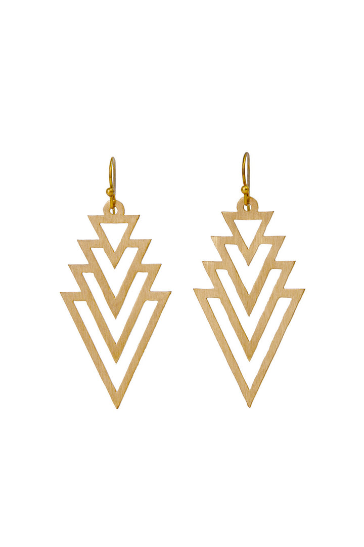 Phoebe Triangle Cutout Earring