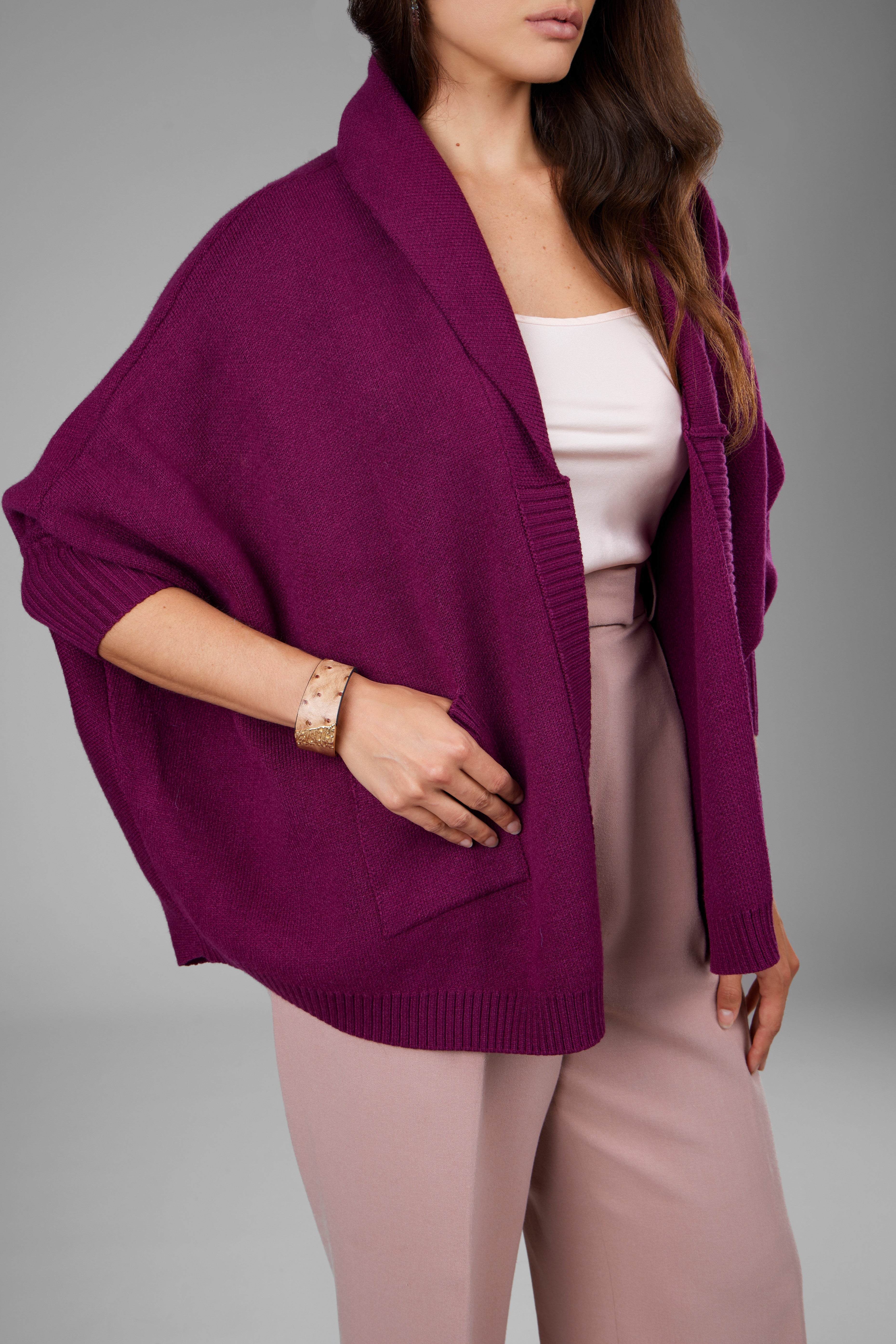 Open Front Oversized Cardigan – Saachi Wholesale