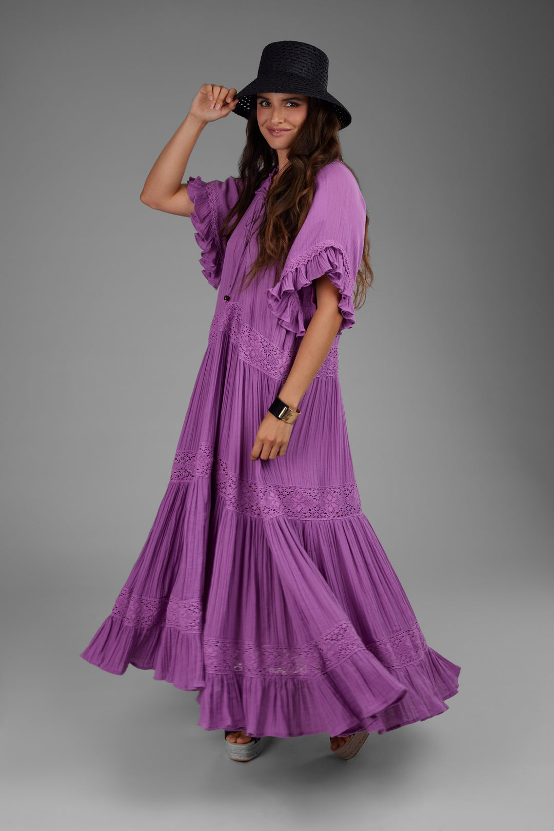 Cotton Long Cover Up Dress