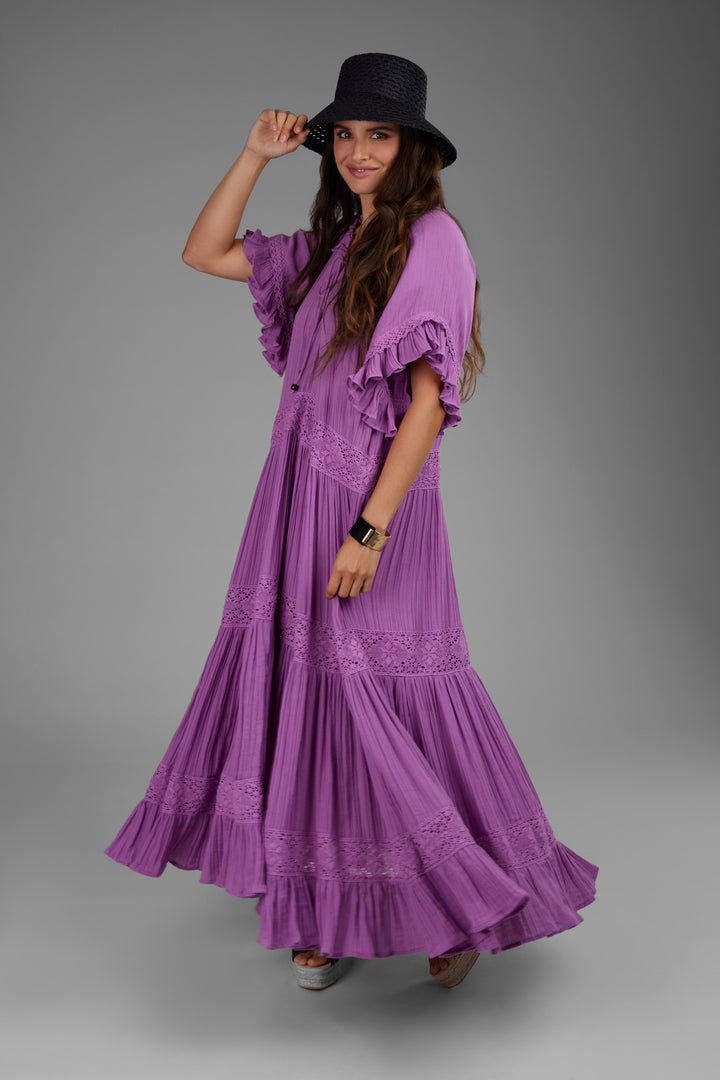 Cotton Long Cover Up Dress