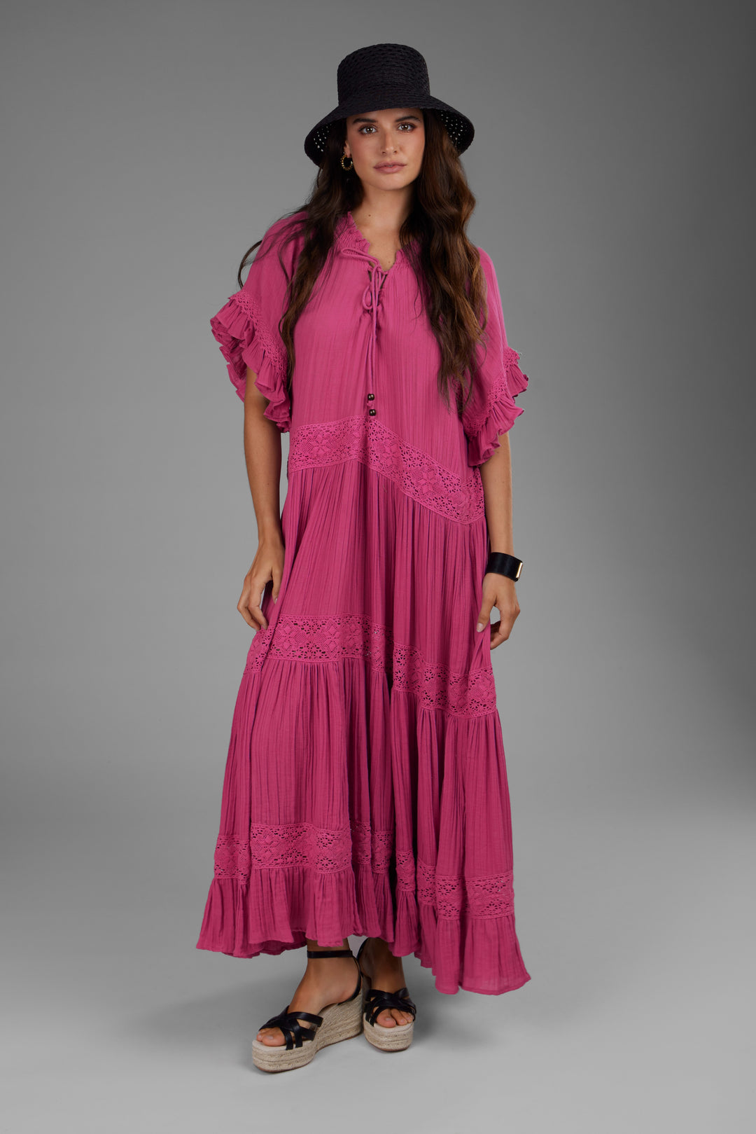 Cotton Long Cover Up Dress