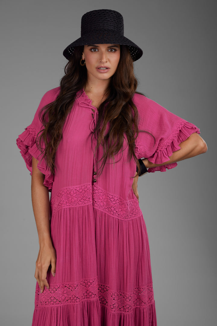 Cotton Long Cover Up Dress