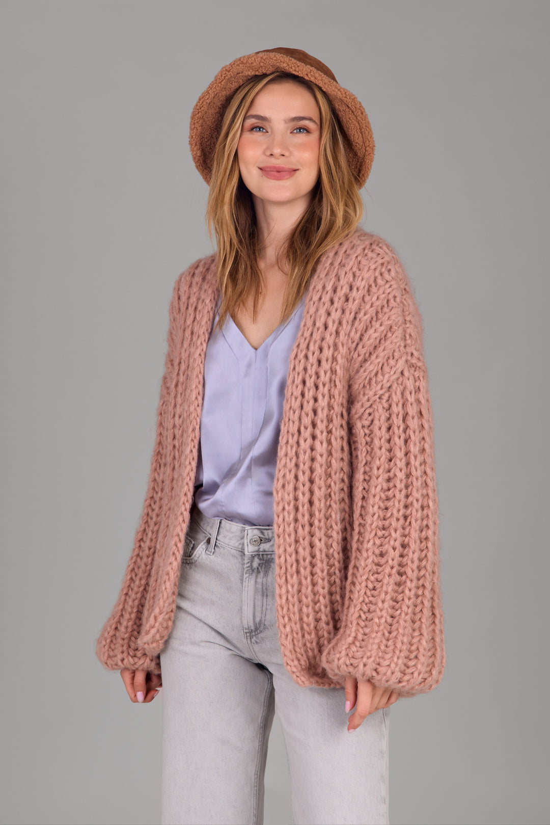 Chunky Oversized Knit Cardigan