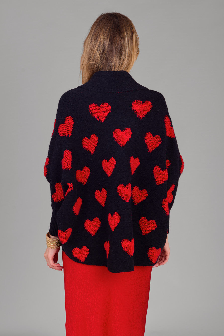 Ribbed Heart Cardigan