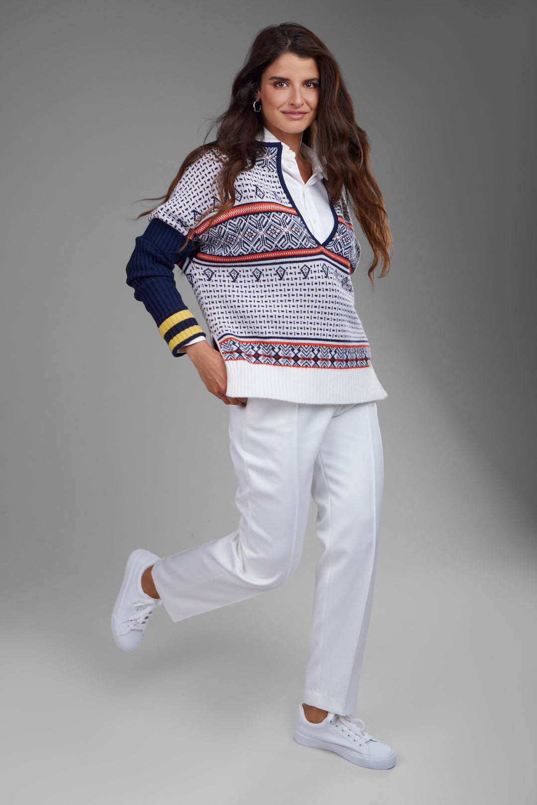 Nordic Knit Pullover Sweater