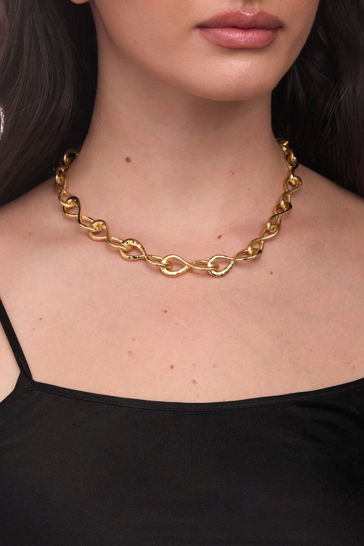 Infinity Link Collar Necklace