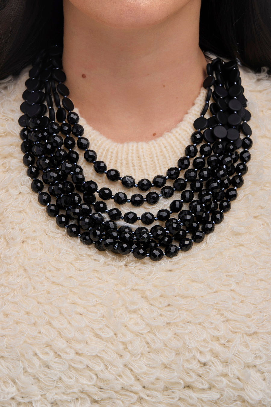 Chunky Beaded Layer Necklace