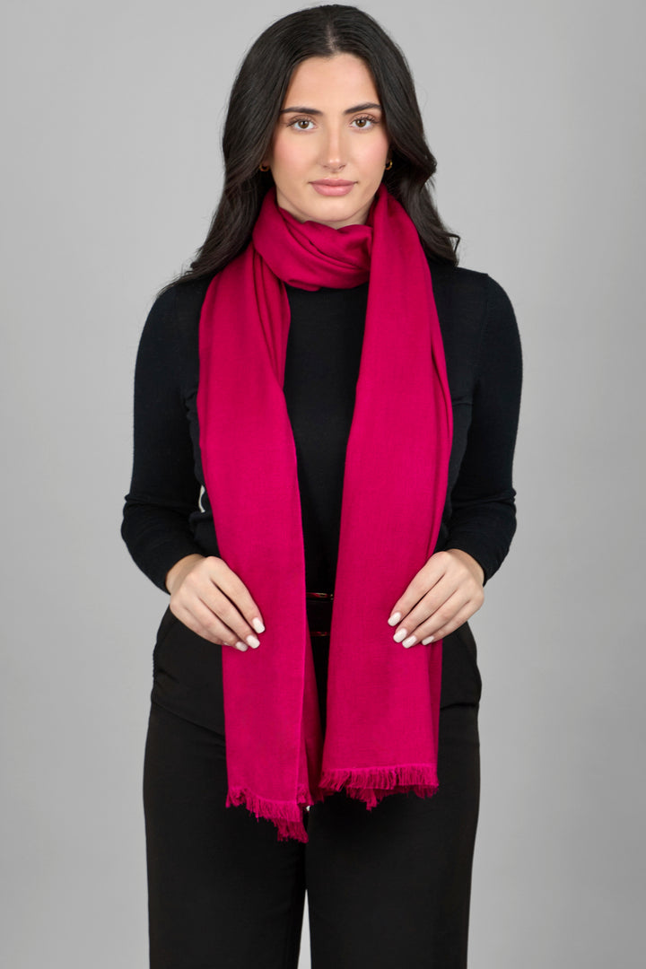 Cashmere Silk Eyelash Scarf