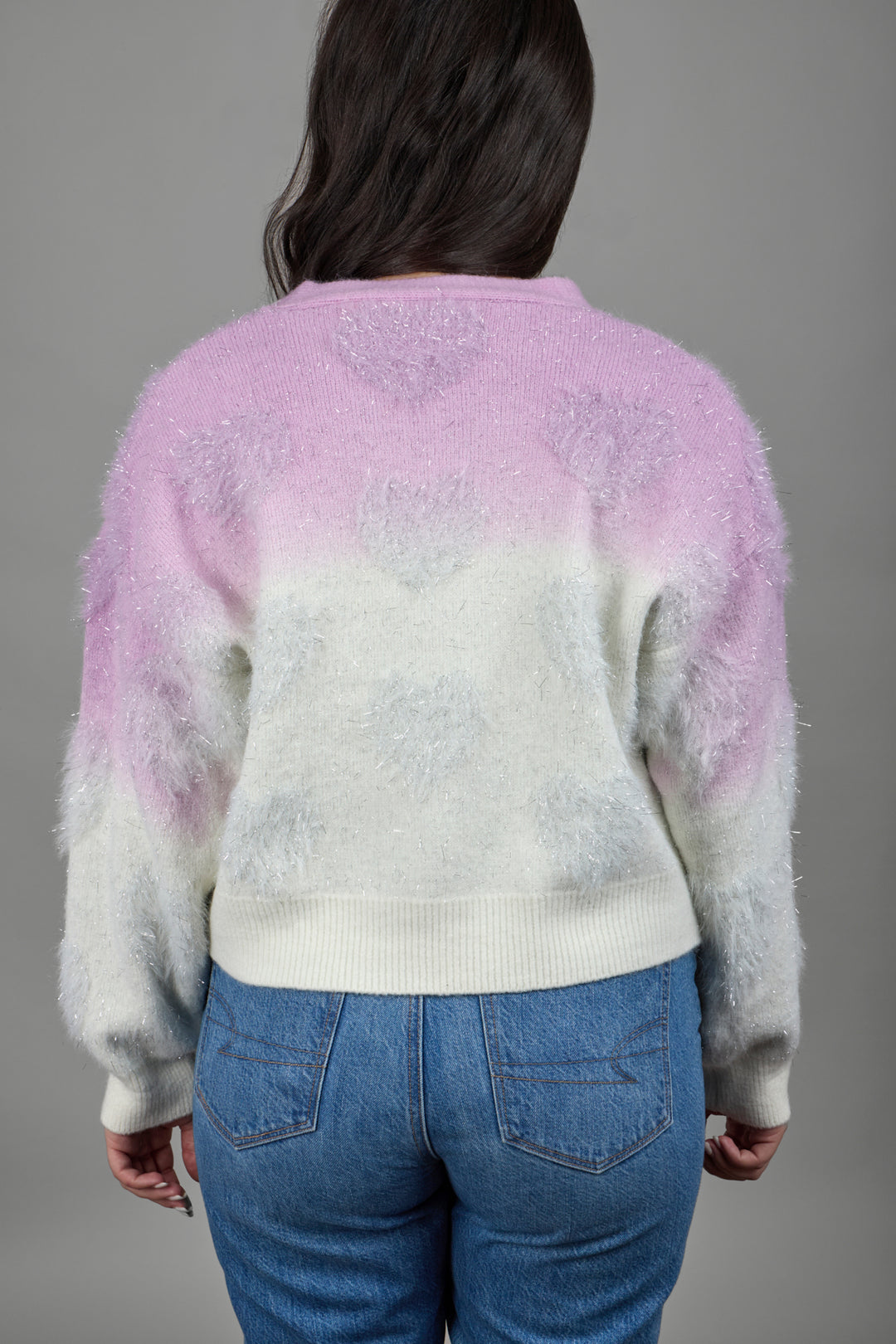 Soft Heart Ombre Cardigan