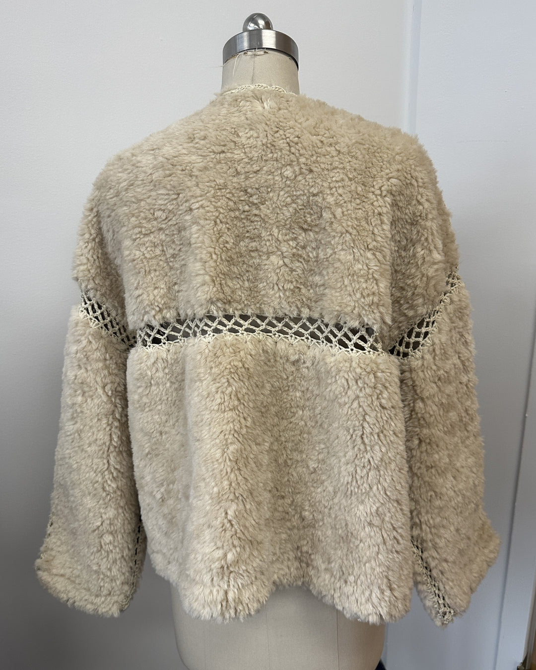 Reversible Cut Out Sherpa Jacket