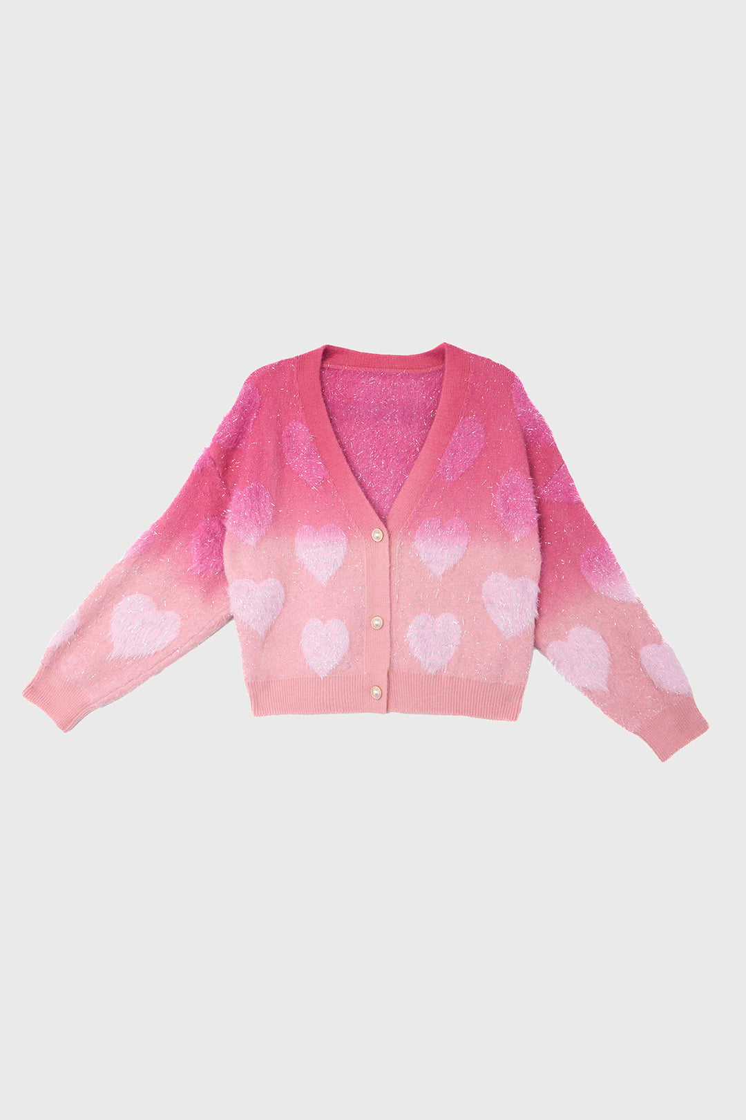 Soft Heart Ombre Cardigan