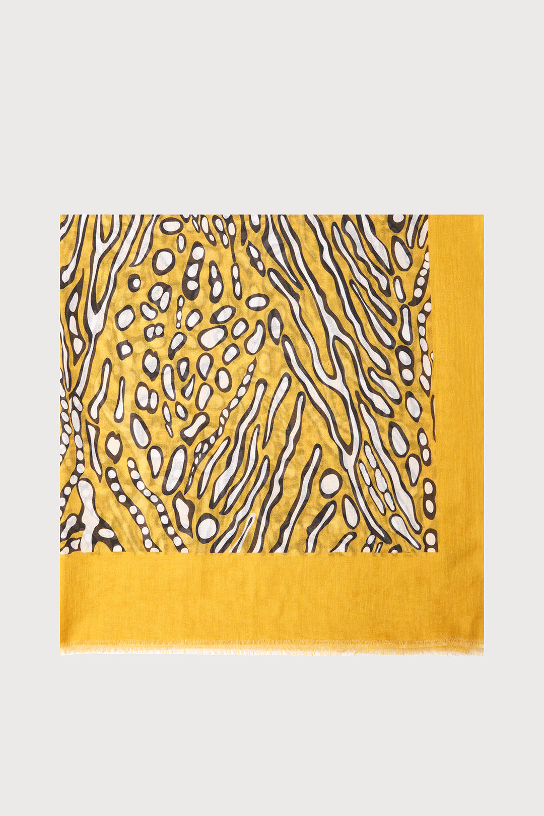 Abstract Animal Print Scarf