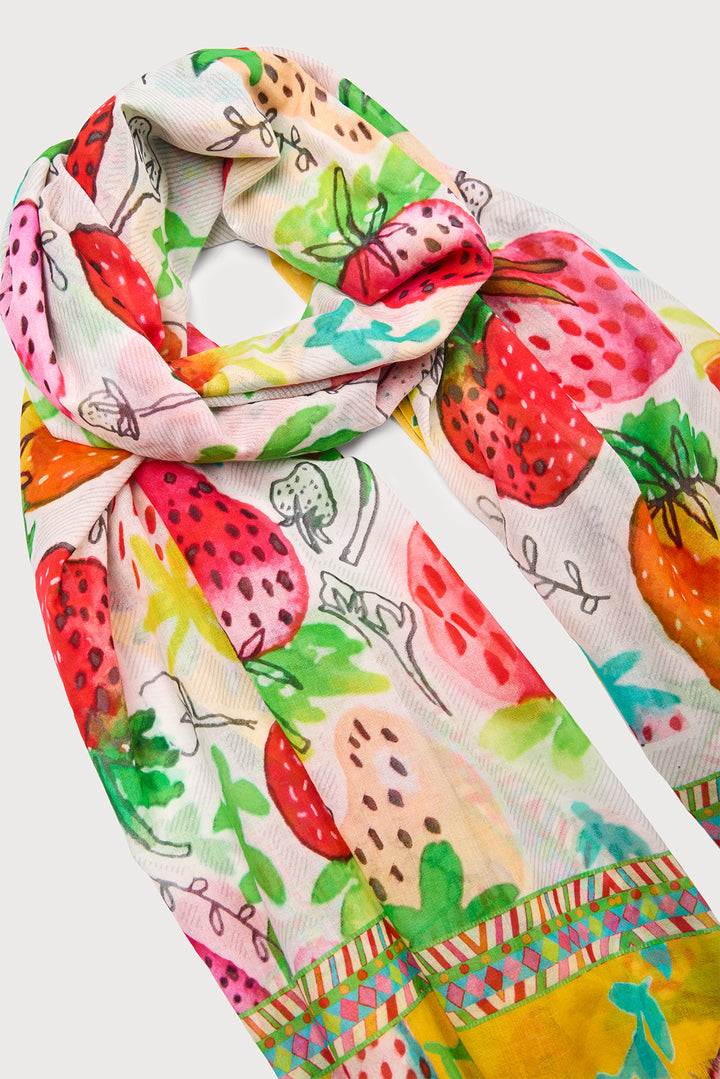 Strawberry Printed Scarf