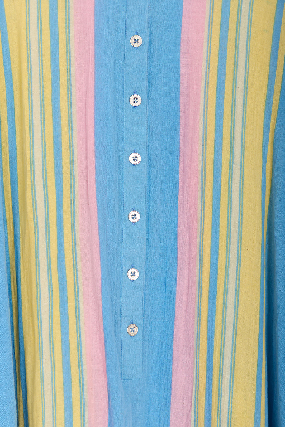 Striped Collared Kaftan