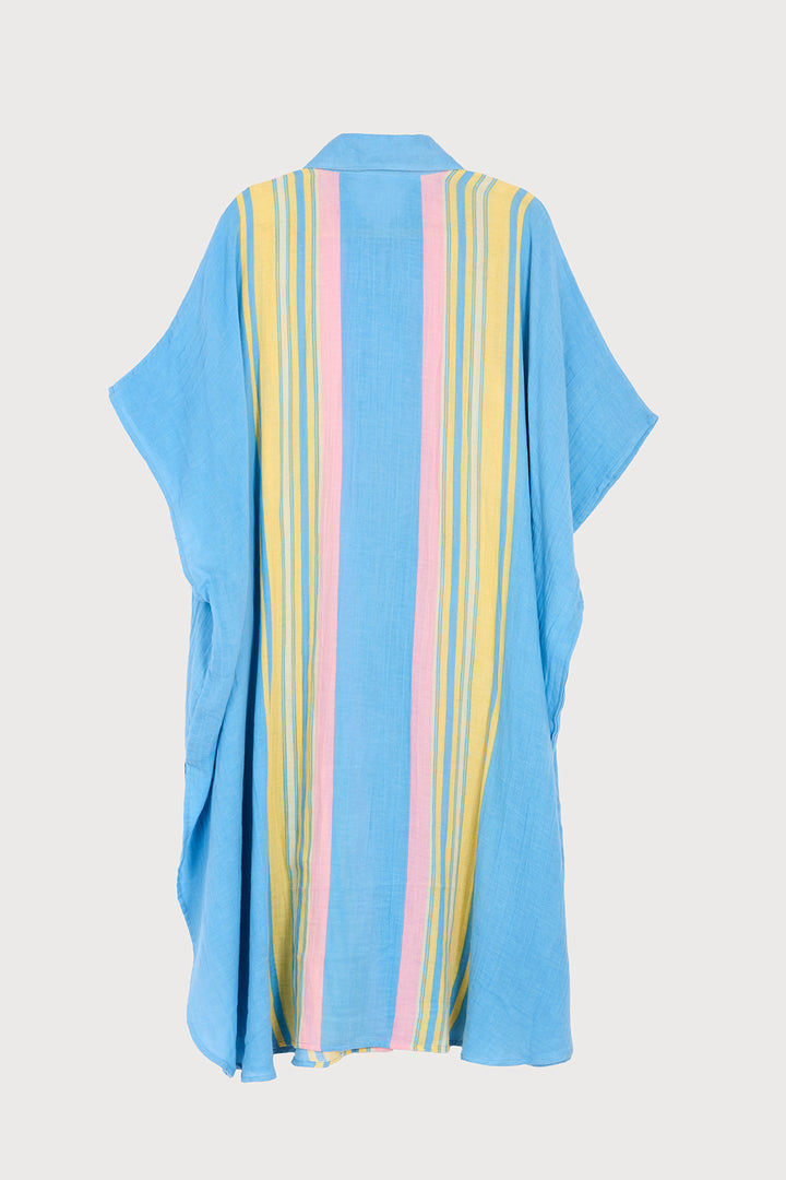 Striped Collared Kaftan